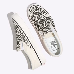 Vans Erkek Kaykay Ayakkabısı Anaheim Factory Slip-On 98 DX Siyah/Beyaz | 61035-418